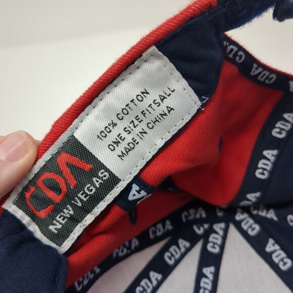 Las Vegas Strapback Baseball Cap Multicolor One Size Adjustable Embroidered - Picture 9 of 9